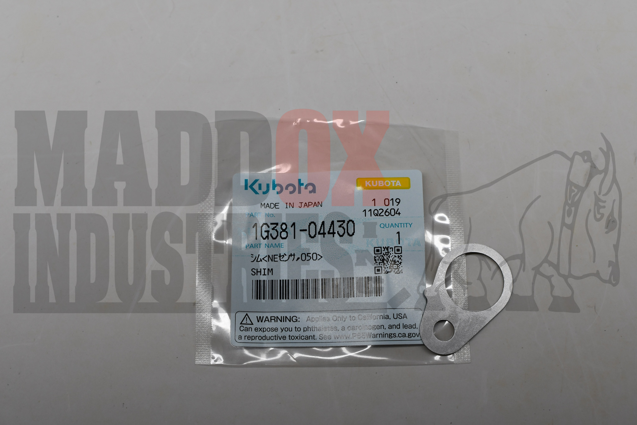 Kubota 1G381-04430 Shim